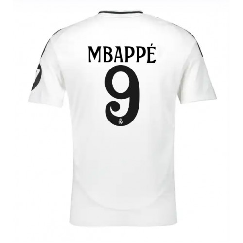 Real Madrid Kylian Mbappe #9 Domaci Dres 2024-25 Kratak Rukav